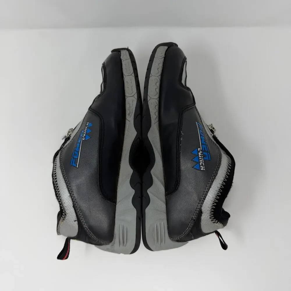 Batman Zip Up Sneakers Kids Black Gray Comic Shoes Size 2.5